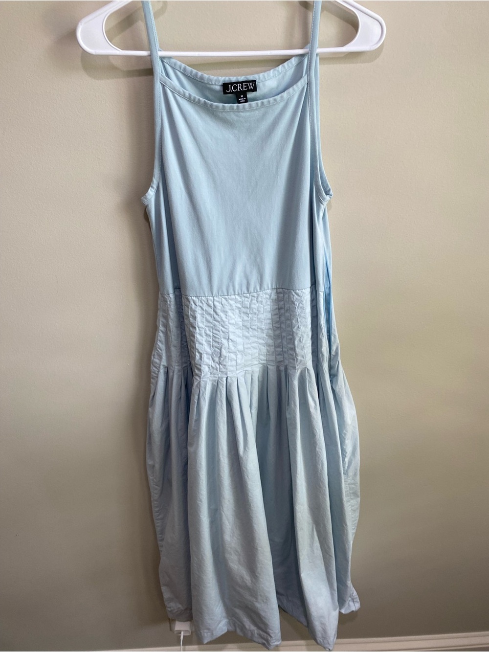 J.Crew Light Blue midi dress
